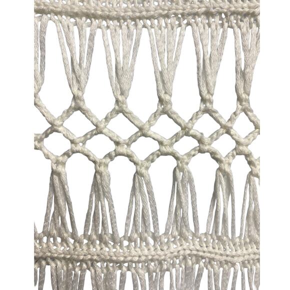 Hippie Laundry off white cream super soft crochet boho tank Medium - Picture 2 of 7